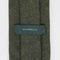 Hand Crafted Scabal Green Tweed Tie