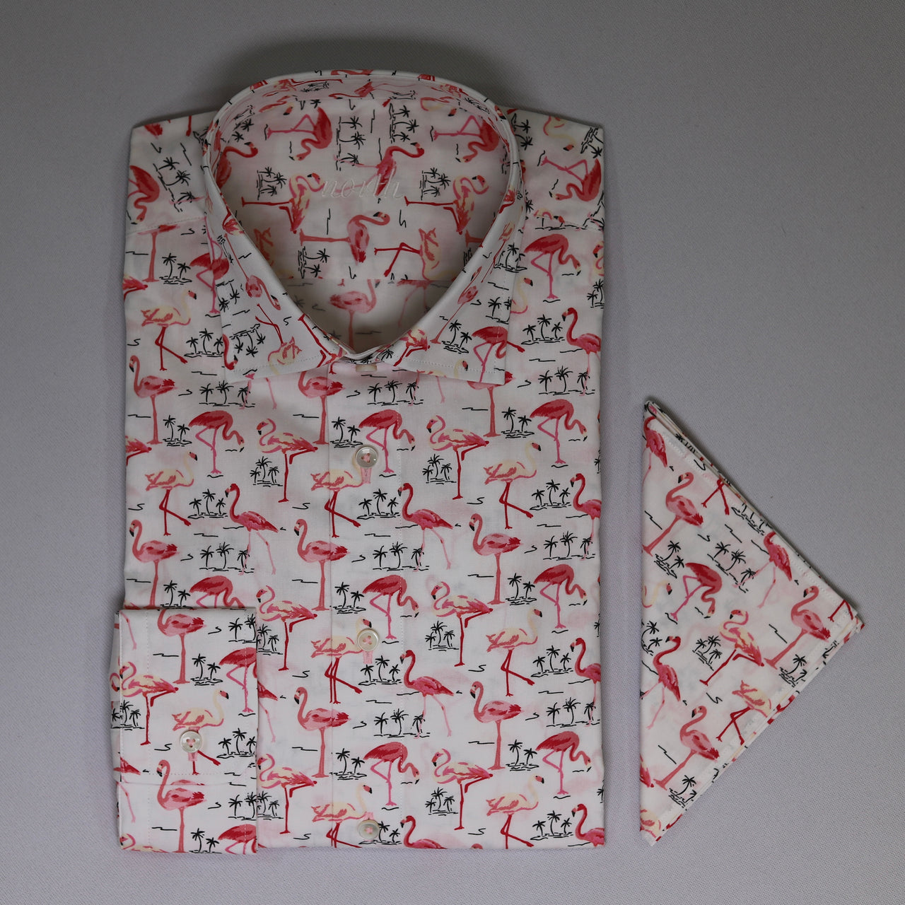 Ivory Flamingo Shirt