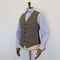 Handwoven by J.J. Campbell in Donegal Irish Tweed Tattersall Waistcoat