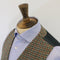 Handwoven by J.J. Campbell in Donegal Irish Tweed Tattersall Waistcoat