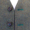 Scabal Green Tweed Waistcoat