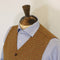 Standeven Houndstooth English Tweed Cloth Back Waistcoat