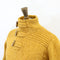 Fisherman Out of Ireland Toggle Neck Sweater - Mustard