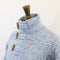 Fisherman Out of Ireland Toggle Neck Sweater - Blue Mist