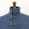 Fisherman Out of Ireland Toggle Neck Sweater - Denim