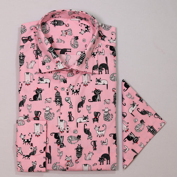 North Pink Meow Meow Shirt