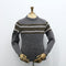 Fisherman Out of Ireland Fair Isle Crew Neck Sweater - Steel Wool