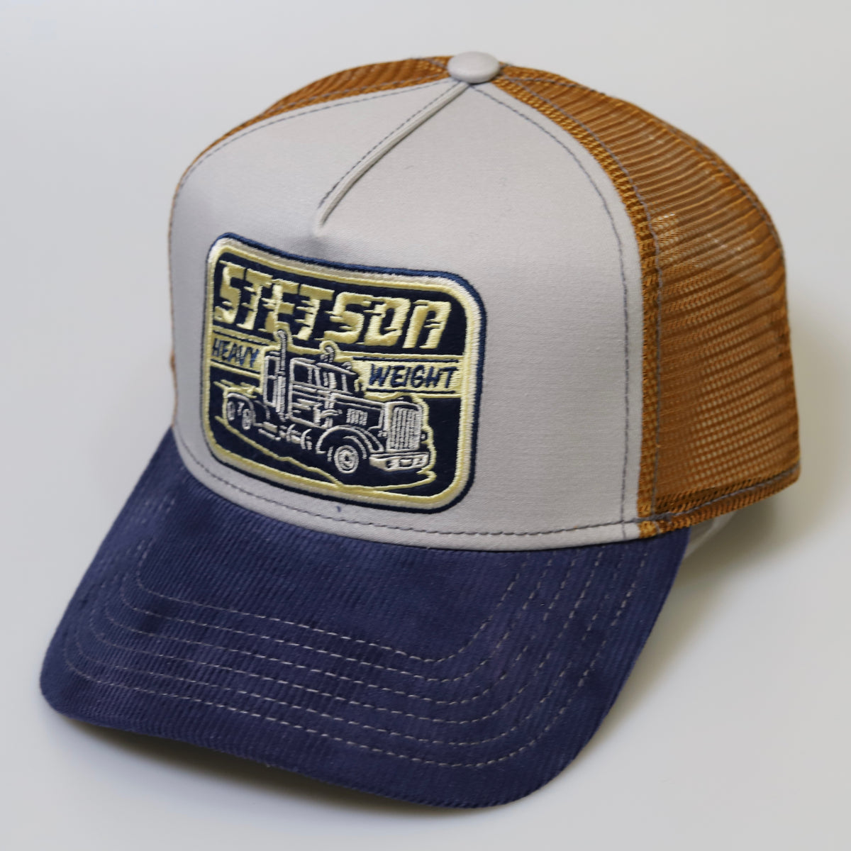 STETSON Heavy Weight Trucker cap monochroom veelkleurig Heren Alle seizoenen