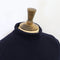 Fisherman Out of Ireland Rolled Turtle Neck Thick Seed Sweater - Navy