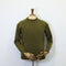 Fisherman Out of Ireland Rolled Crew Neck Sweater - Seaweed