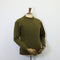 Fisherman Out of Ireland Rolled Crew Neck Sweater - Seaweed