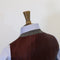 DONNELLY Irish Tweed Burgundy Grey Waistcoat