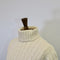 Fisherman Out of Ireland Cable Roll Neck Sweater - Cream