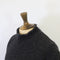Fisherman Out of Ireland Rolled Turtle Neck Thick Seed Sweater - Charcoal