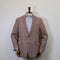 DONNELLY Tollymore Herringbone Linen Jacket - Claret