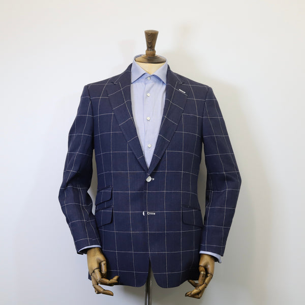 DONNELLY Gurteen Linen Jacket - Navy