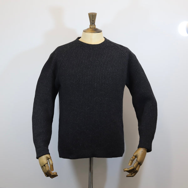 Fisherman Out of Ireland Raglan Crew - Charcoal