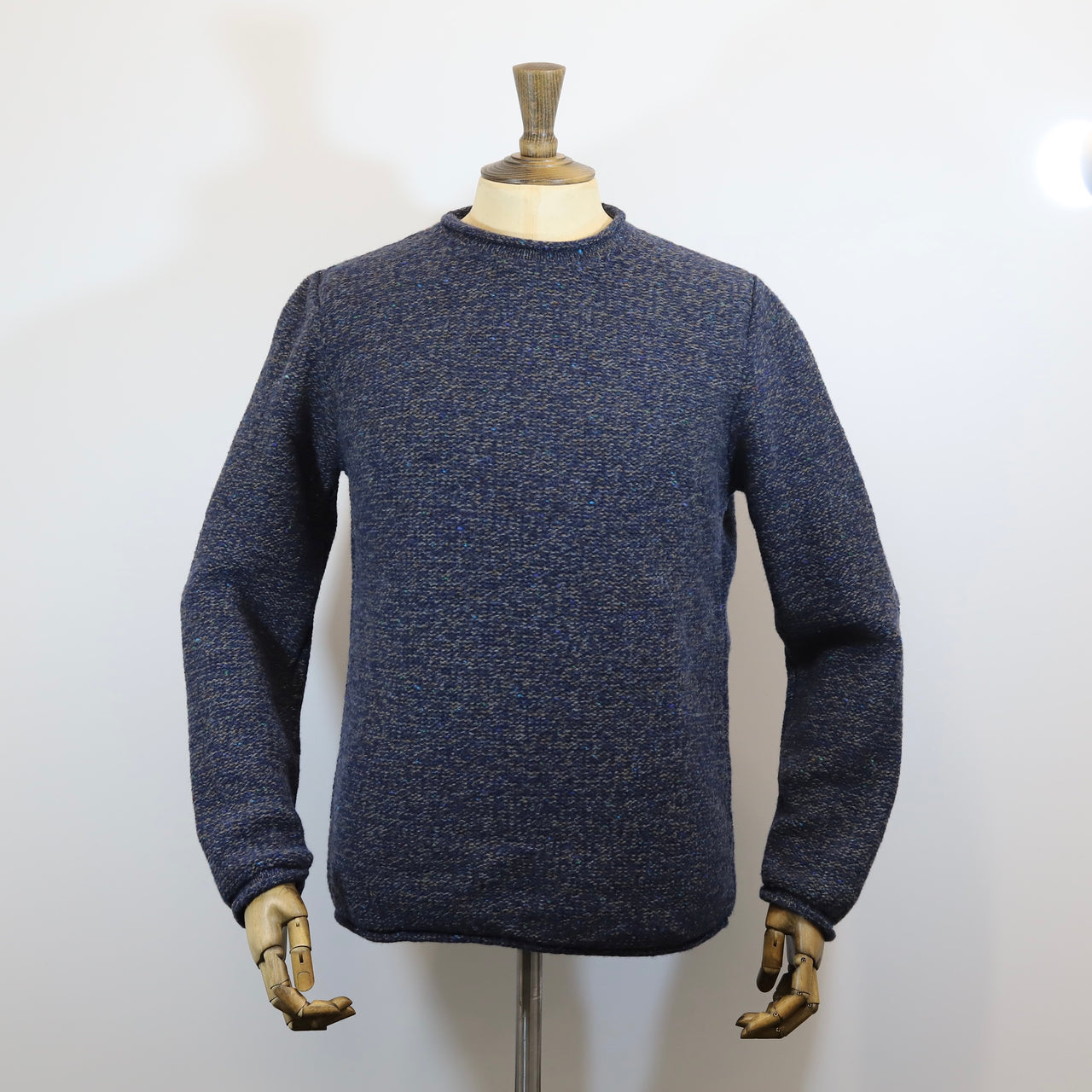 Fisherman Out of Ireland Rolled Crew  - Blue Bark