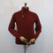 Fisherman Out of Ireland Toggle Neck Sweater - Cranberry