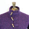 Fisherman Out of Ireland Toggle Neck Sweater - Blackcurrant