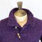 Fisherman Out of Ireland Toggle Neck Sweater - Blackcurrant