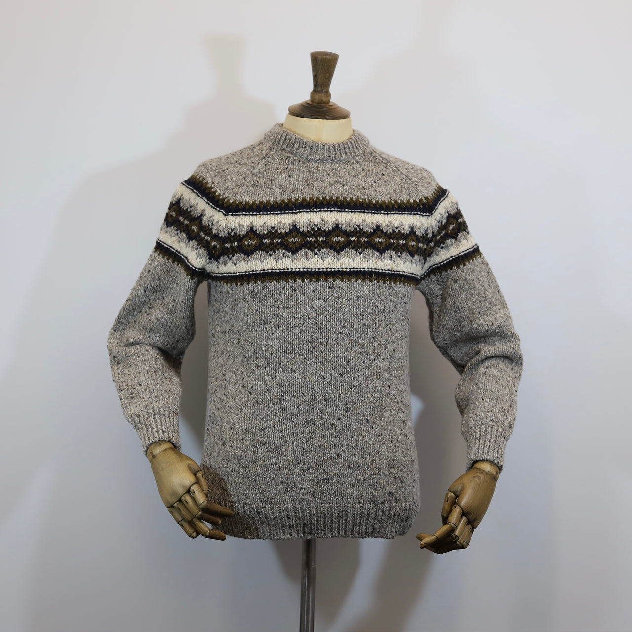 Fisherman Out of Ireland Alpine Crew Neck Sweater - Stoney Ground