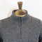 Fisherman Out of Ireland Zip Neck Sweater - Steel Wool