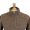 Fisherman Out of Ireland Zip Neck Sweater - Peat