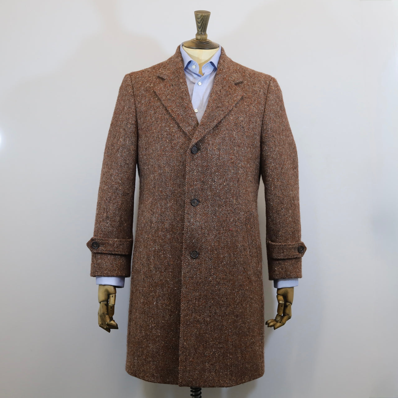 DONNELLY Donegal Copper Heather Overcoat