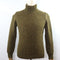 Fisherman out of Ireland Roll Neck Sweater - Olive
