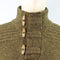 Fisherman Out Of Ireland Toggle Neck Sweater - Olive