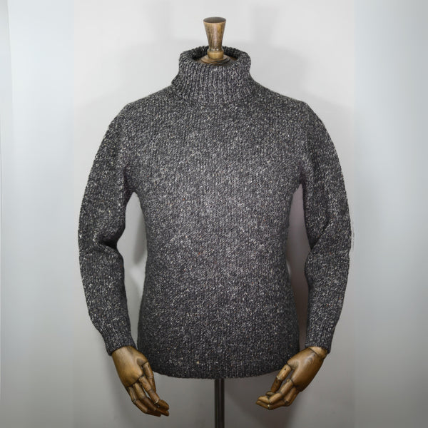 Fisherman out of Ireland Roll Neck Sweater - Granite Guinness