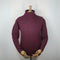 Fisherman out of Ireland Roll Neck Sweater - Berry