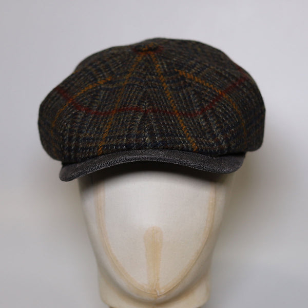 Stetson Hatteras Check Tweed Cap with Ear Flaps