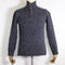 Fisherman Out Of Ireland Button Neck Sweater - Navy Slate