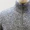 Fisherman Out Of Ireland Half Zip Sweater - Salt and Pepper